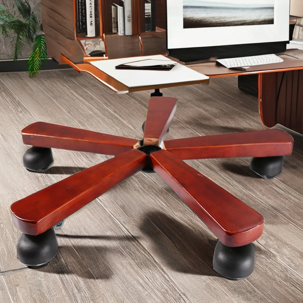 Modern Large Size Boss Office Chair Wooden Base Factory Wholesale Price Perfect Accessories for Any Chair