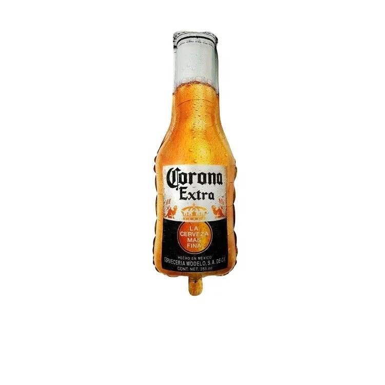 Corona Beer Bottle Shape Ornament Foil Balloon  (Large)