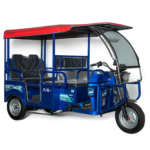 Factory Supplier  Tuk Tuk Auto electric passenger tricycle and auto rickshaw