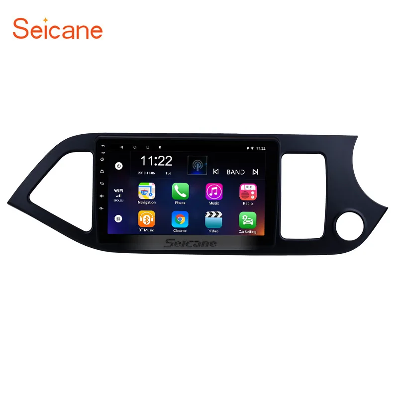 9 дюймов Android 10,0 с BT USB WIFI Поддержка SWC 1080P для KIA Picanto Morning 2011-2014 автомобильное радио android