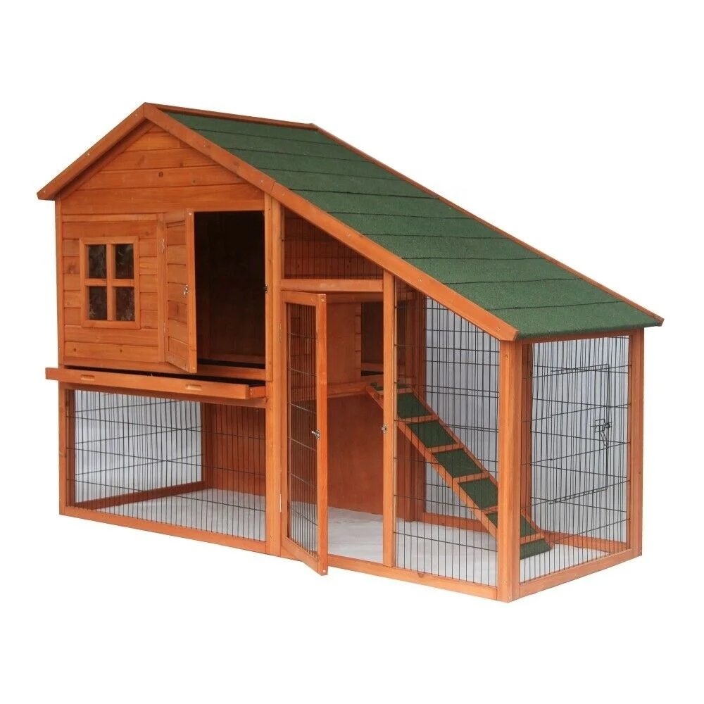 Pet House Large Walk In Chicken Coop Wood Poultry Cage