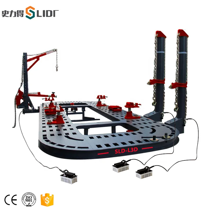  SLD-L3D стапель для авто кузова ремонта автомобилей система шасси выпрямления Оборудование грузового автомобиля инструменты