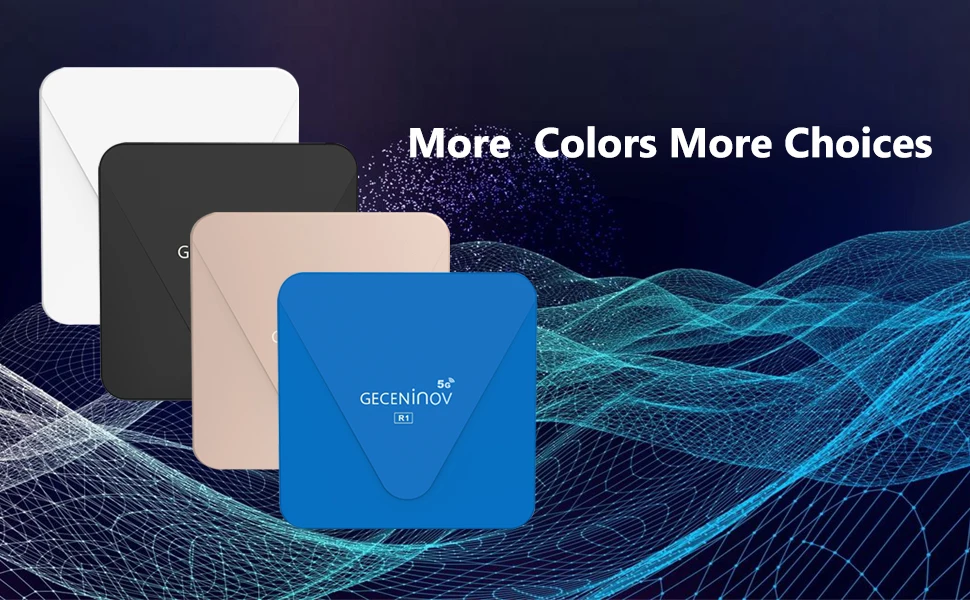 Original manufacturer wholesale smart TV BOX WiFi 5G R1 geceninov media player android 10.0 TV box 2G 16G  with RK3318 RK3228A