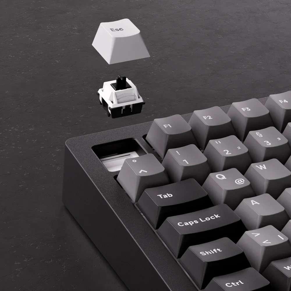 Akko MonsGeek MonsGeek M1 V5 VIA 75% Rapid Disassemble Aluminum Custom Hot Swappable Mechanical Keyboard Wireless With Knob