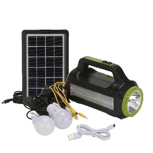 AT-9037T  DAT solar lighting  system kits solar panel power generator storage USB charger home system
