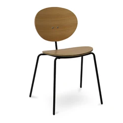 Stacking Plywood Chair Metal Frame Living Room Chair