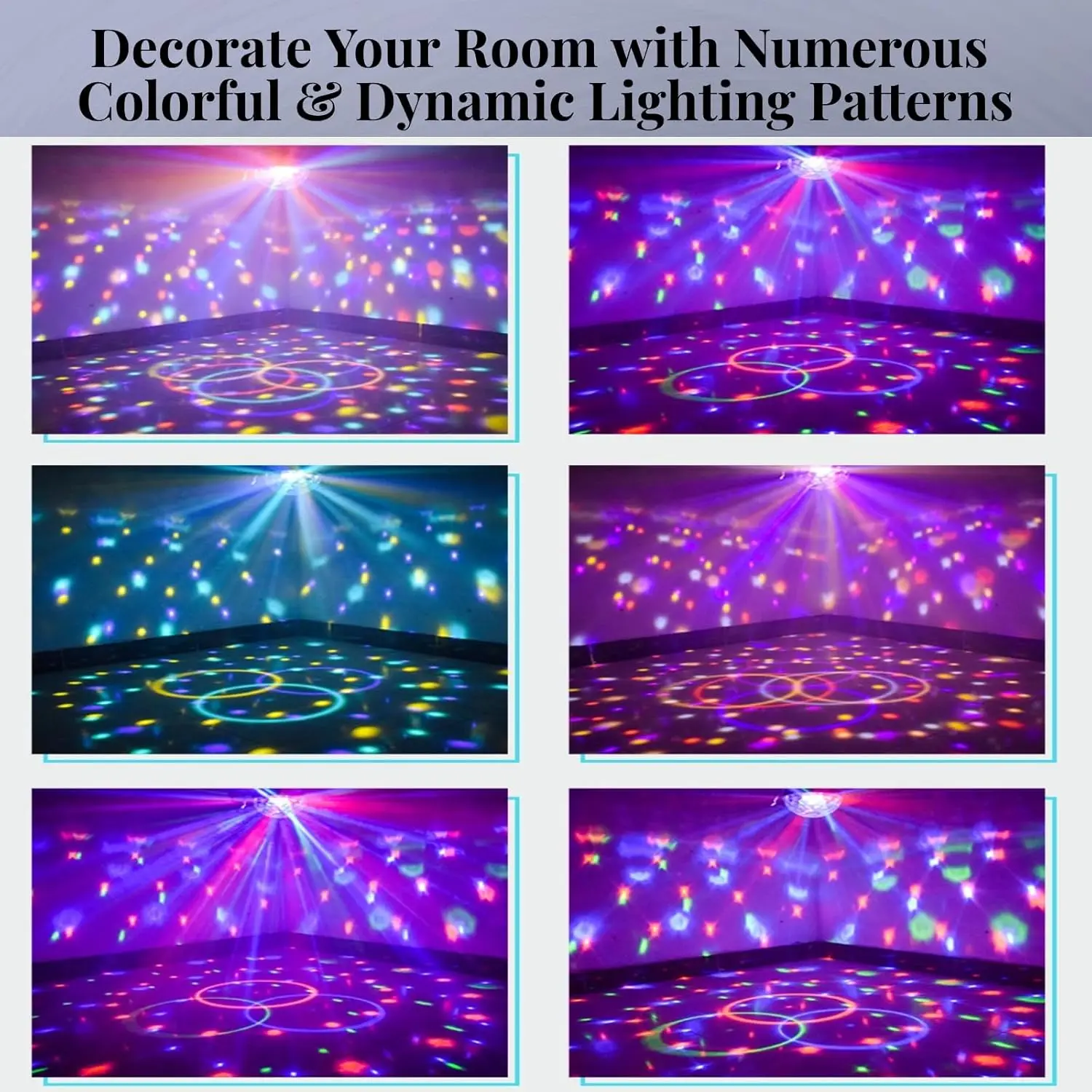 Tsinye Blue Tooth MP3 Remote Control Led Crystal Magical Colorful Ball Disco Laser Light for DJ Party Club KTV Wedding Bar