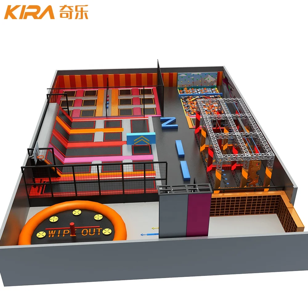 Commercial Used Kids Trampolines Turkey Indoor Trampoline Park For Sale