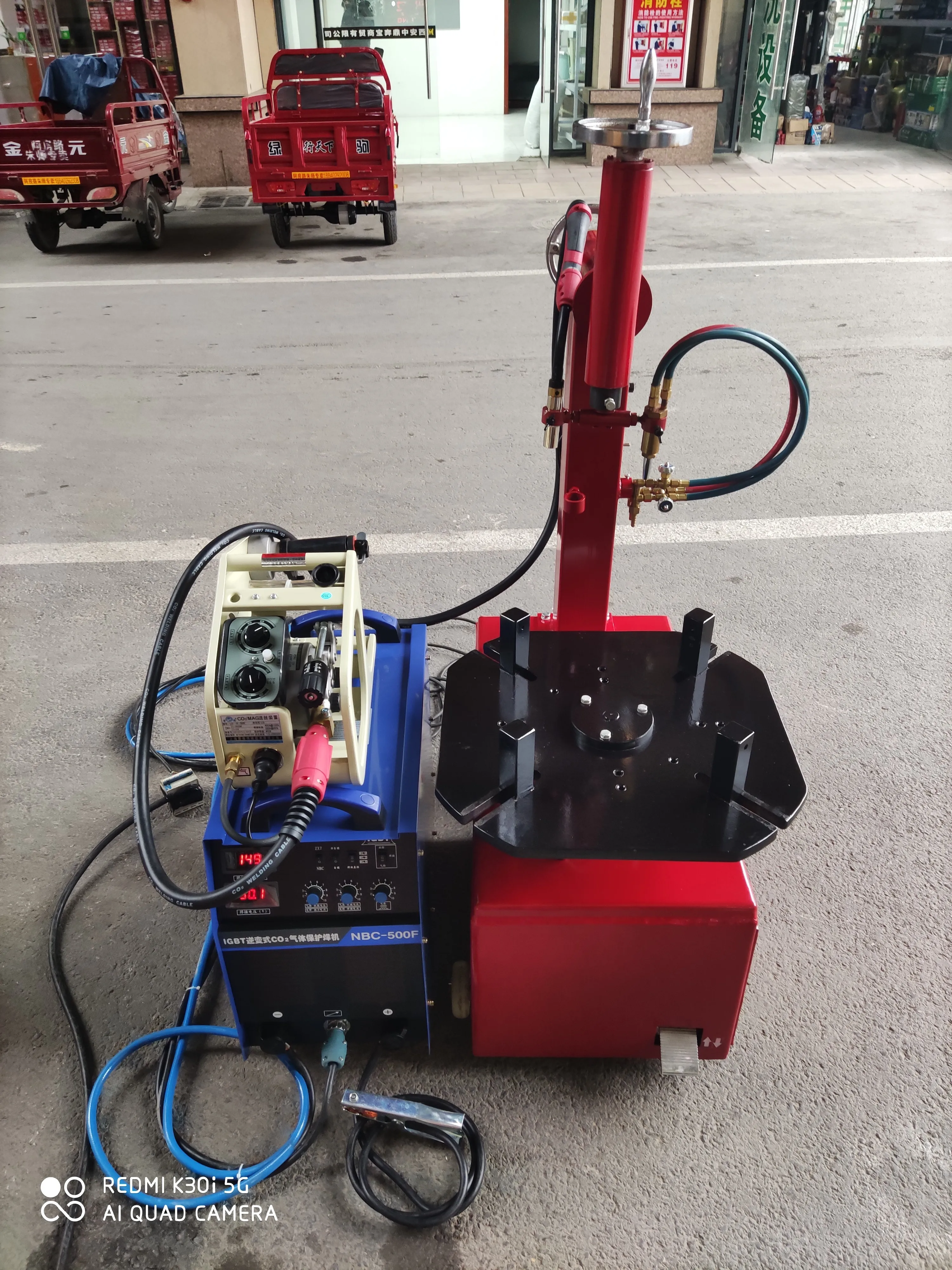 Rim repair machine Truck Steel Rims Top Changing Machine otr tire rim repair machine