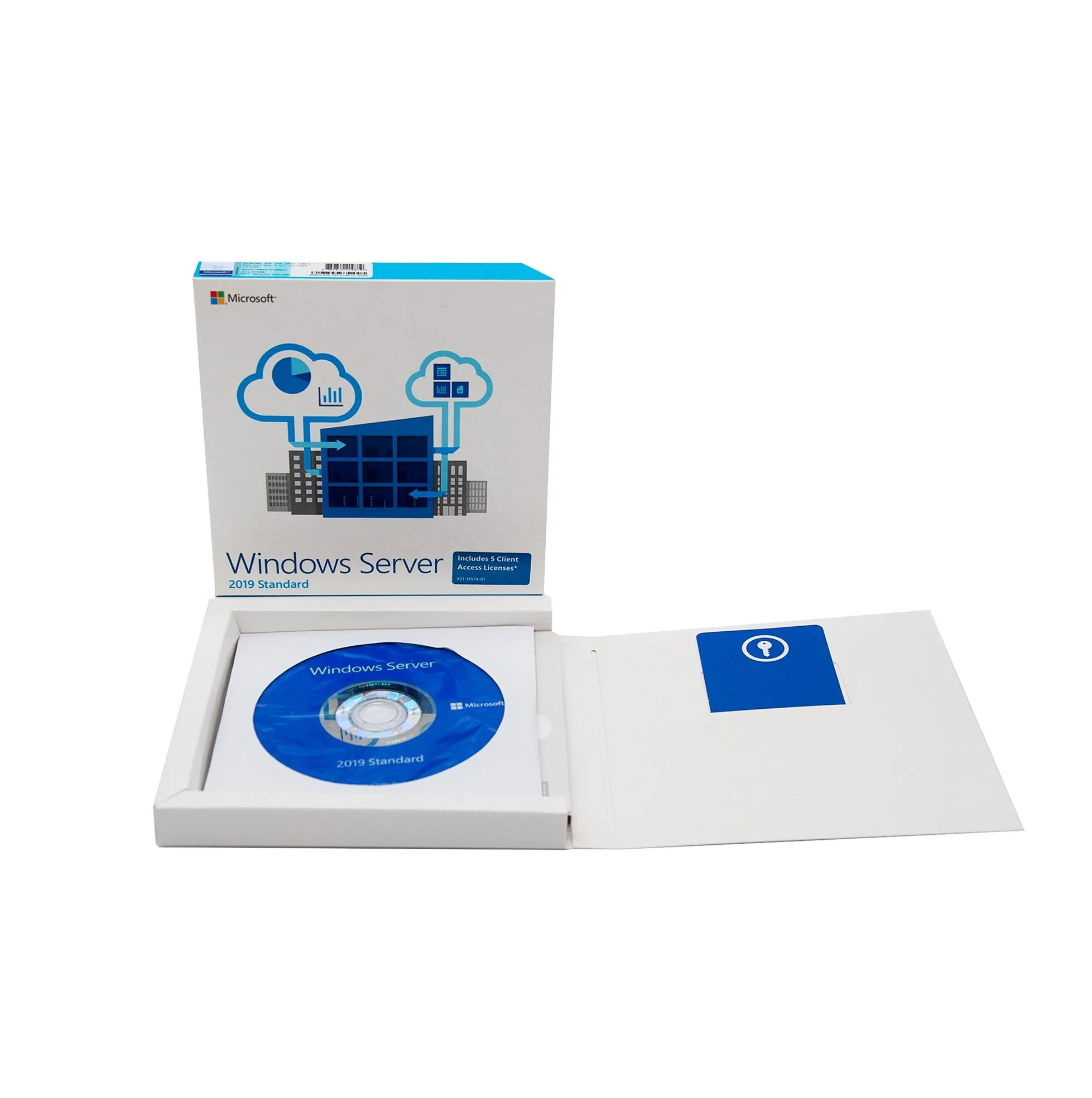 
Microsoft hot sell software windows server standard 2019 DVD full box 