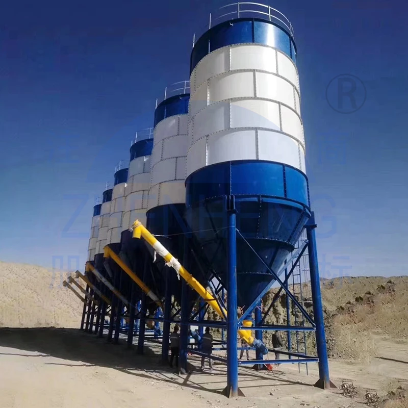China Bulk Loading Bolted Type Steel Clinker Silos Assemble Bolt Together 100 Ton Integrated Cement Storage Silo Combined