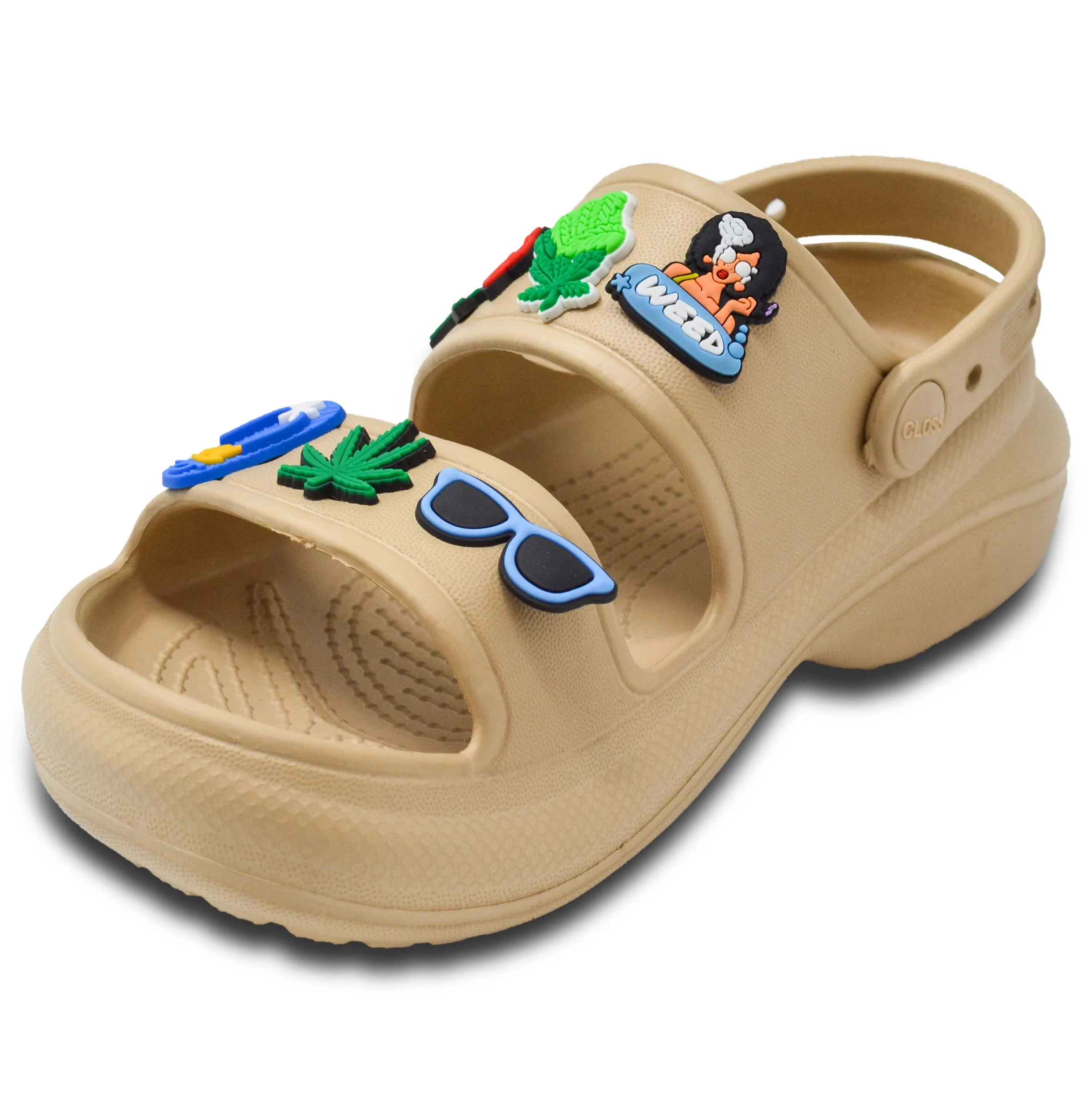 Pvc Crystal Sandal Santa Hat Slippers Sandalias Por Mayor Luis Viton Sandals