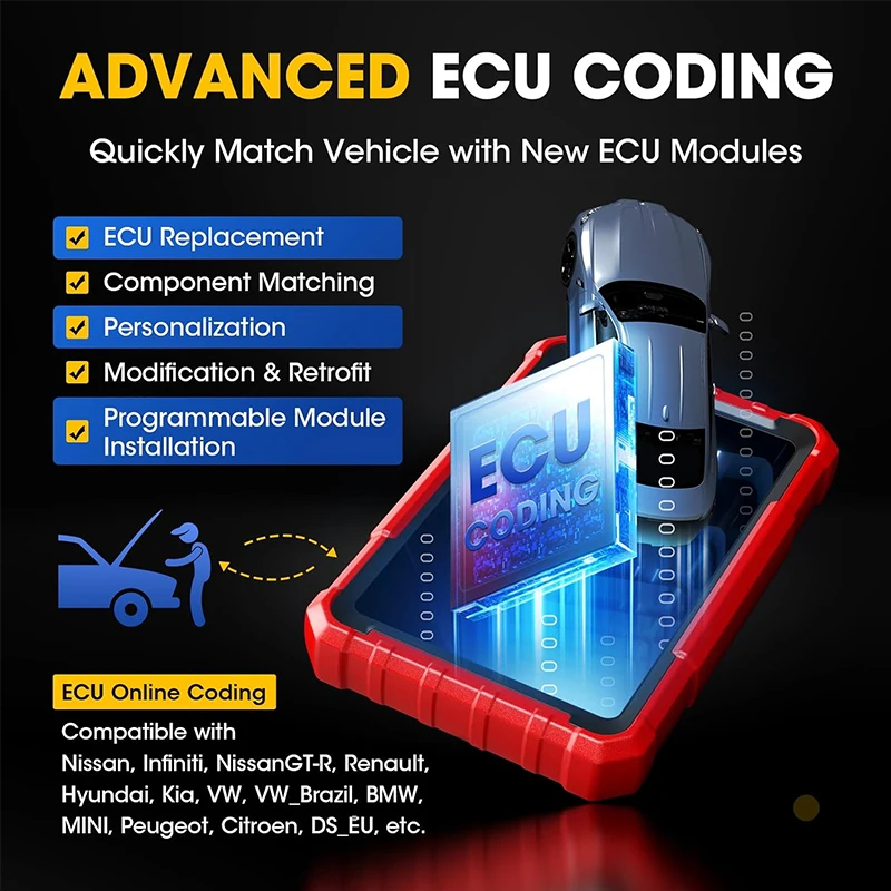 LAUNCH X431 PROS ELITE Professional Automotive Scanner All System CANFD/DOIP Active Test 32 Reset ECU Coding Tool for Cars