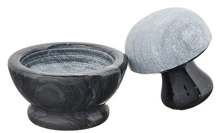 Hot Selling Factory Wholesale Natural Stone Mini Marble Mortar and Pestle for grinding spices