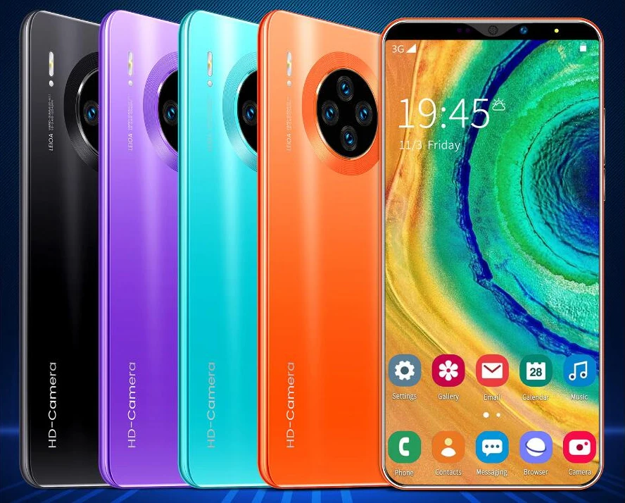 OEM ODM смартфон MT33 pro max 8 + 16 Мп 8 ядер две SIM-карты 6G + 128G дешевый смартфон Android мобильные смартфоны по ценам