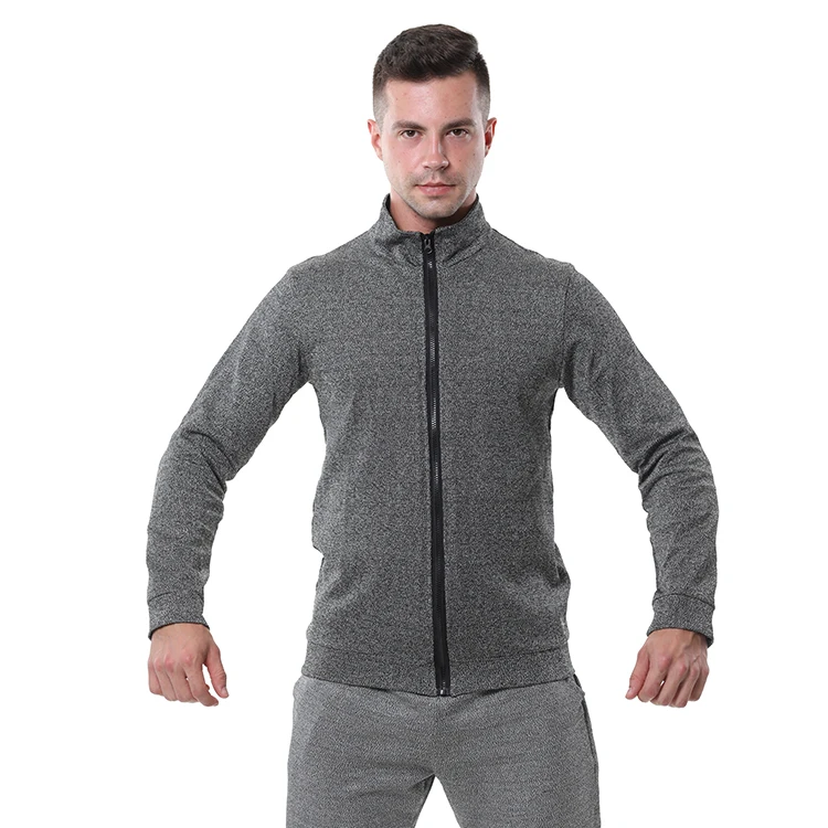 Серый уровень 5 износ высоких частот удар Защитная Анти Удар Kinited пальто с Ches застежкой-молнией