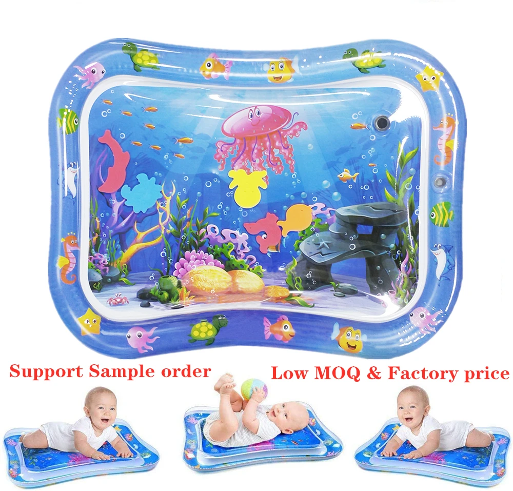 Детский водный коврик От 0 до 3 лет детский водный игровой коврик для младенцев и малышей надувной водный коврик для живота премиум-класса