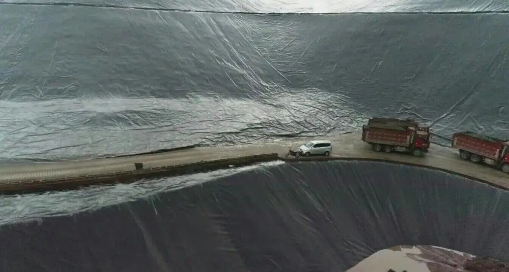 1.00-2.00mm HDPE Geomembraner Dam liner