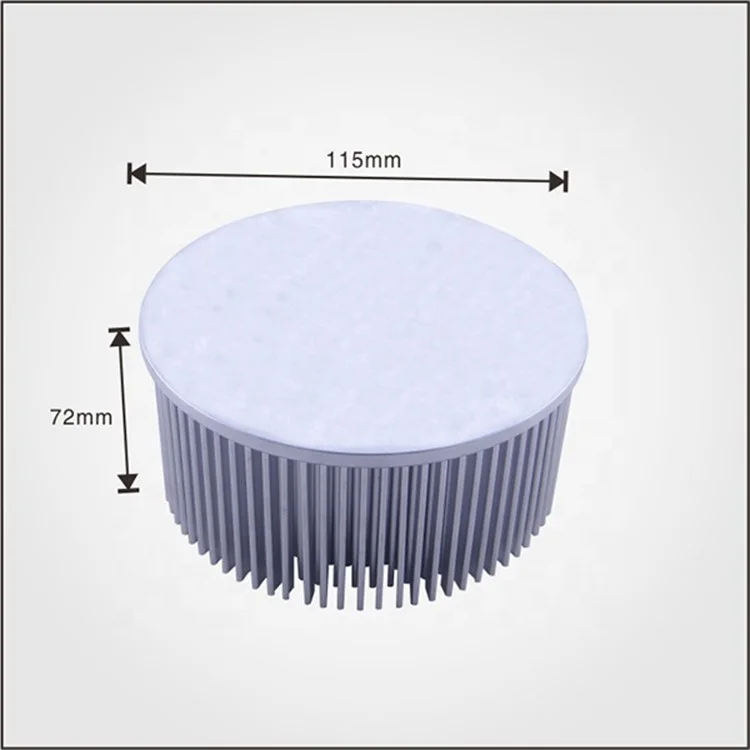 Factory Custom  Growth Lamp Pre-drilled Led Pin Fin Heat sink Custom Heat Sink Aluminum Die Casting Special LED