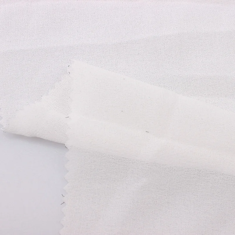 Hot sale environmental production Chiffon fabric 2026 Habijabi chiffon silk fabric 100% rpet for lady wear