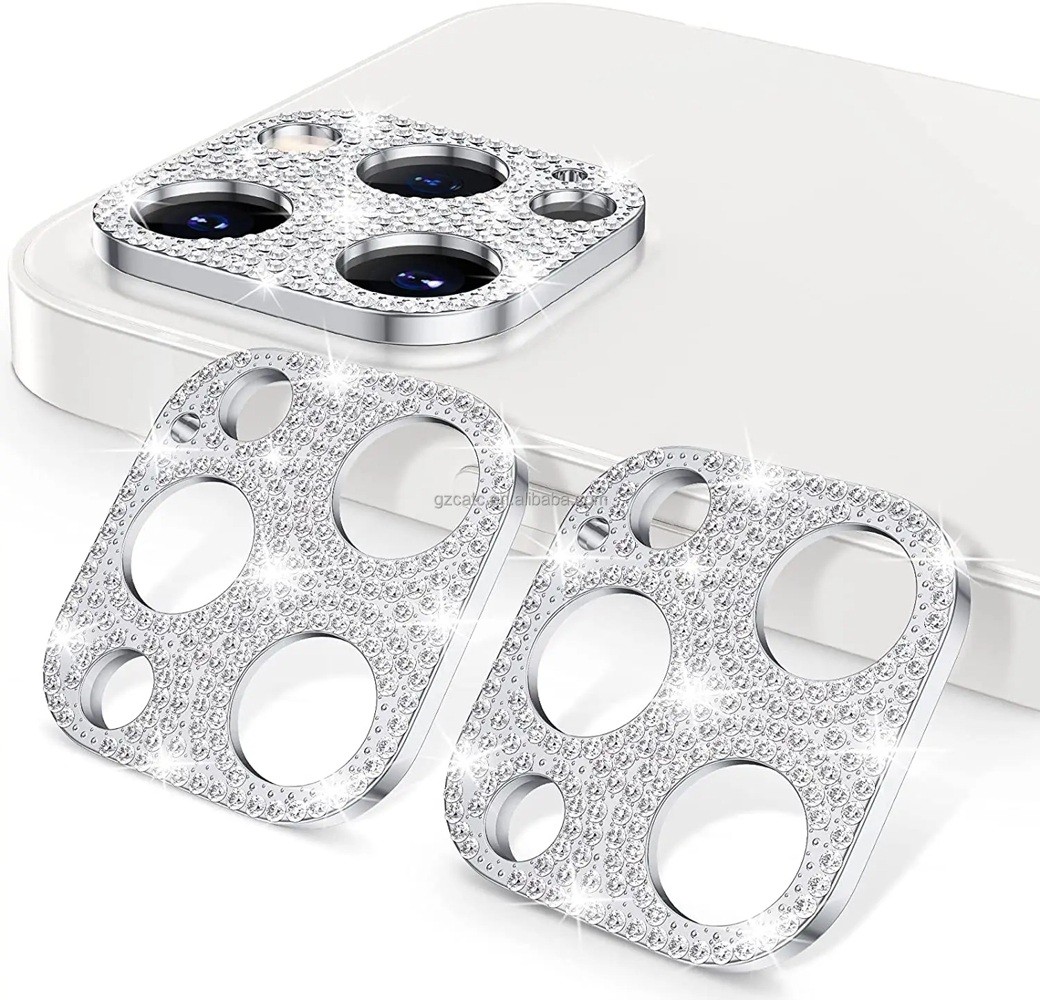 BLING DIAMOND CAMERA LENS PROTECTIVE FILM FLASH RHINESTONE LENS PROTECTIVE COVER FOR IPHONE 14 13 PRO MAX 12MINI