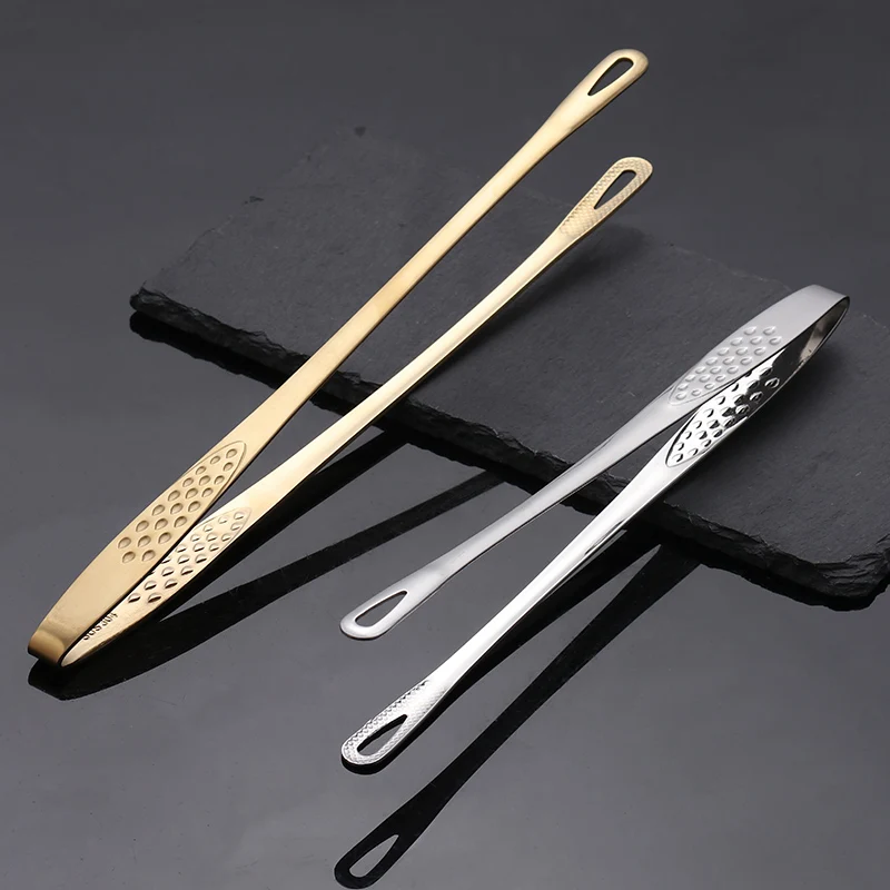 buffet golden stretch Bbq Professional Korean barbecue clip 304 stainless steel grill clip steak clip