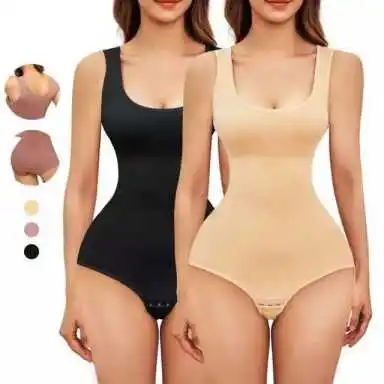 Женские бесшовные шорты с завышенной талией для коррекции фигуры