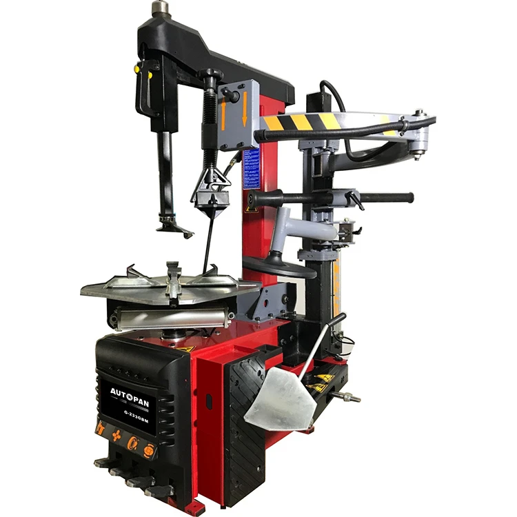 
G-233GBM Tilting back pillars tire changer whith Auxiliary manipulator arm 