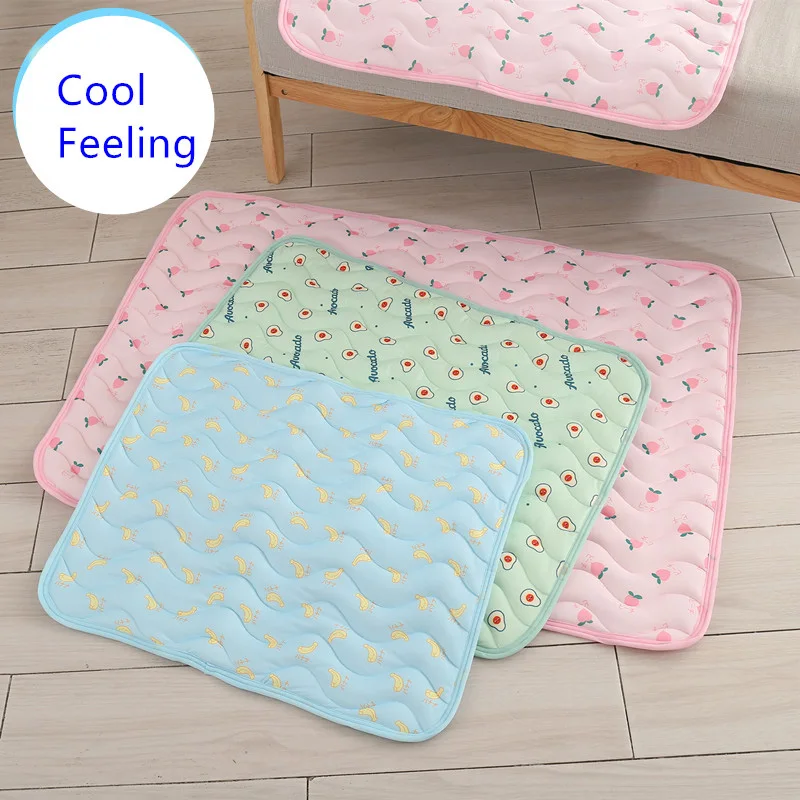 Pet Cooling Mat Kennel Dog Bed Pad Blanket Summer Sleeping Pet Cat Dog Cooling Mat