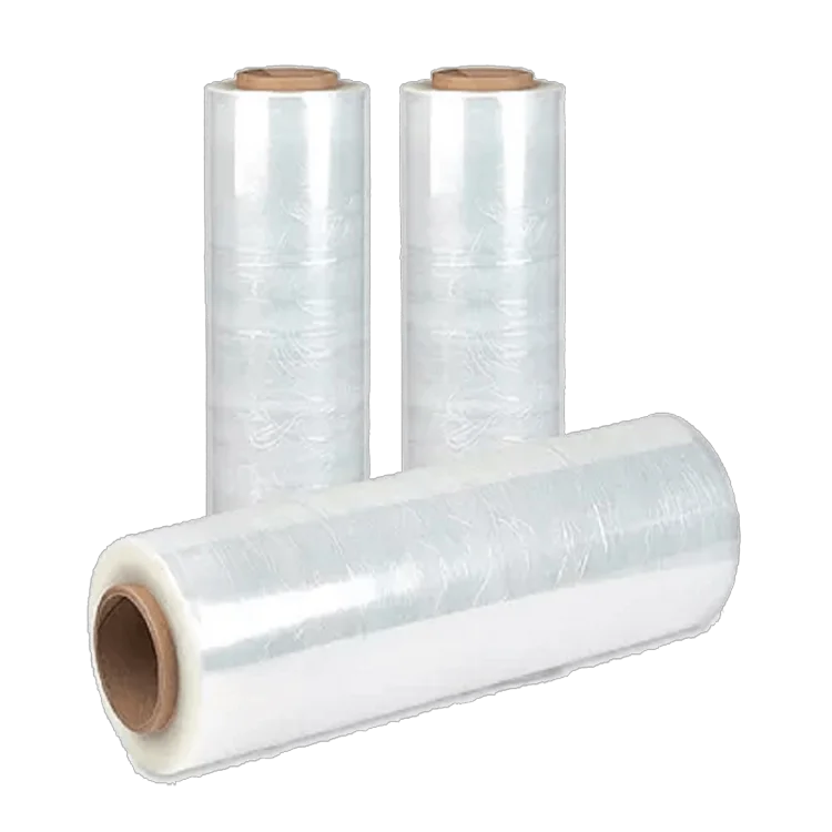 DM LLDPE  Stretch Film Wrap with Customized Thickness  Factory Price 3inches Paper Core