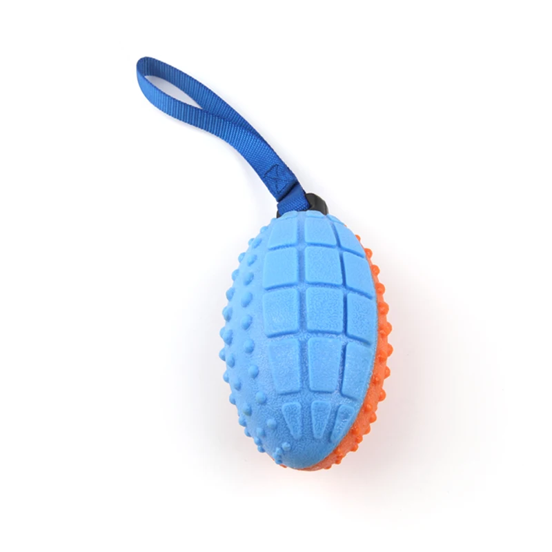 Stitching color Oval ball Lace Bite resistant Dog molar toy Interactive sound pet toys