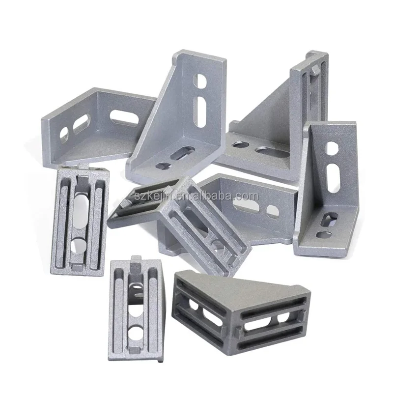 Aluminum L Shape Brace Corner Joint Right Angle Bracket