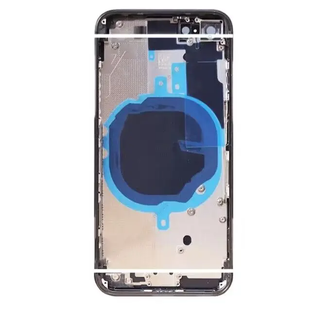 wholesale For iPhone SE 2020  Battery Back Cover Middle Chassis Frame SIM Tray Side Key Parts Assembly