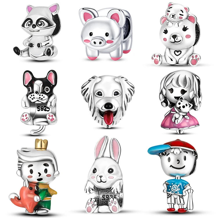 Custom Hot Selling Products 2024 New Fashion Jewelry Charms Plata Designer Inspired Charms For Jewelry Making
