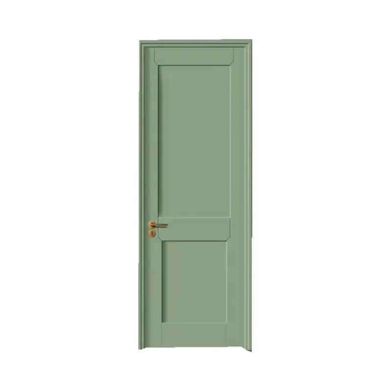 Modern Novel Design Factory Price Wood Doors Polish White Color