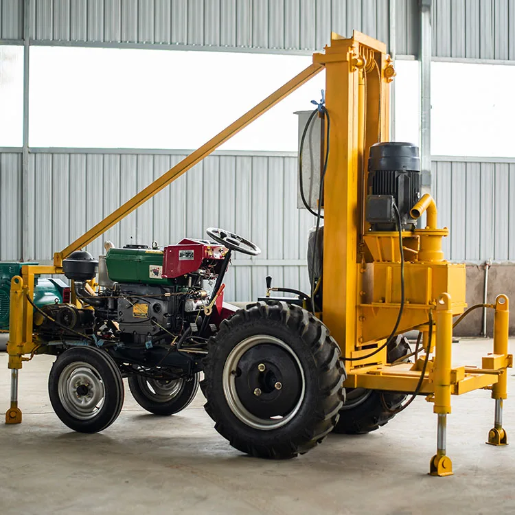 High speed drilling water well machine mobile deep well drilling rigs for sale