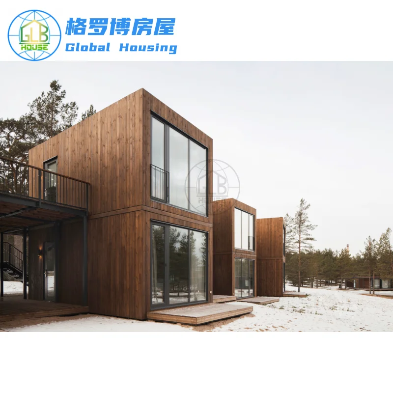 China Easy Assemble Modern Furnished Prefab Houses 3 Bedroom Luxury Prefab Tiny House for sale