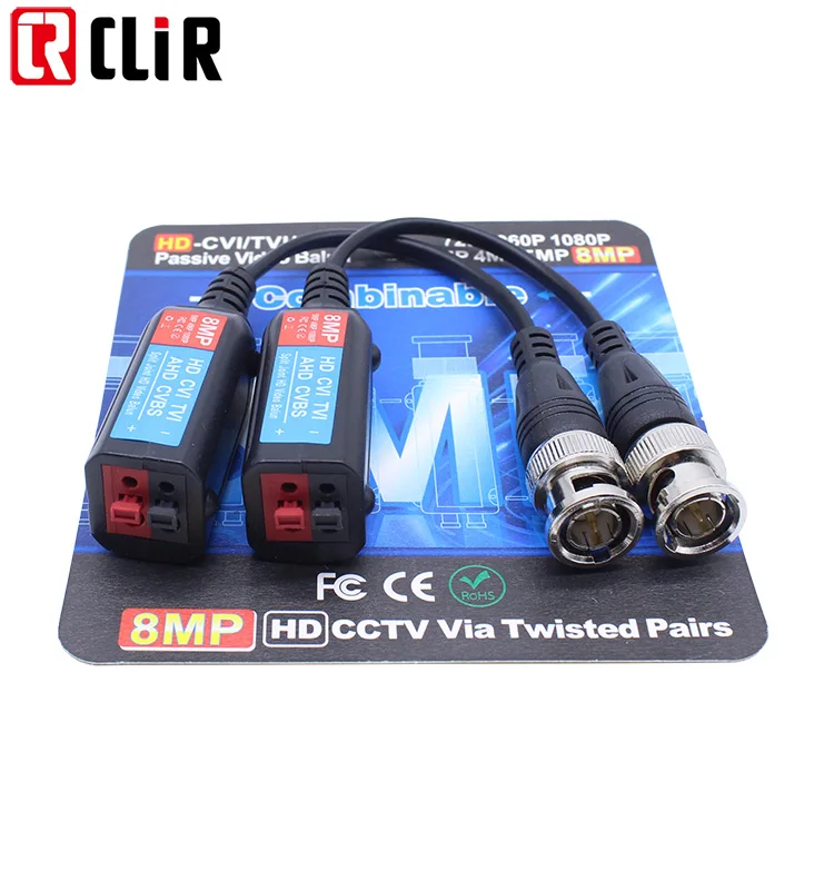 HD-PVT PVA PAC Adapter IP lts Coax Power HD 8MP UTP CAT5 Passive Male DC PV 4K CCTV BNC to RJ45 5MP 4MP 3MP CVI TVI Video Balun