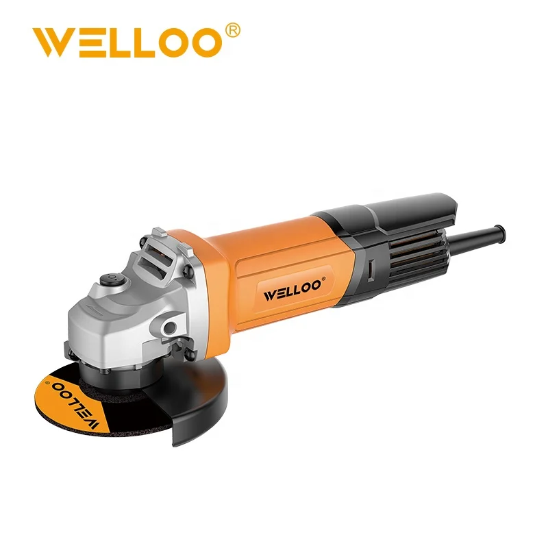
WELLOO 100mm 760W mini hand Angle grinder for cutting grinding polishing AGD63100 