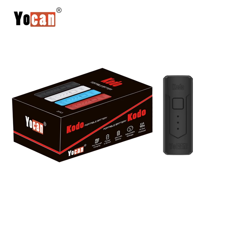 
2019 NEWEST hot-selling Yocan Kodo vape box mod battery VV for CBD atomizer 