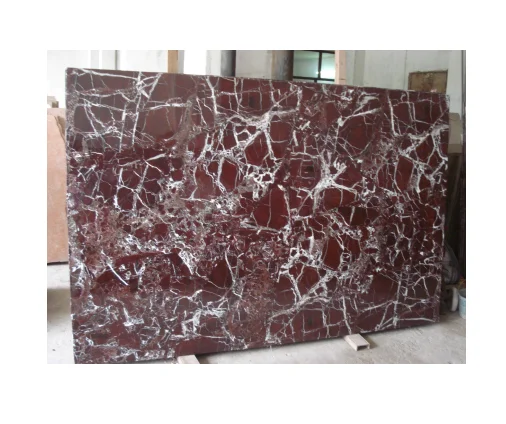 Wholesale Rosa Levanto Dark Red Marble for Bathroom Tiles Indoor Stone Wall Panel Kitchen Countertop Slab
