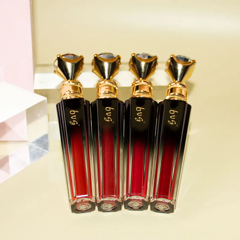 Luxury Diamond  Lip Stick vendors,Matte Liquid Lipstick Private Label Waterproof,High Pigment Non-Sticky Matte Lip Glaze
