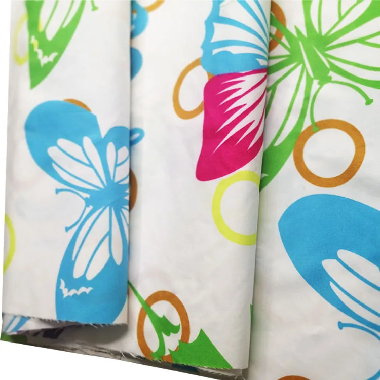 100% polyester microfiber peachskin plain weave printing 60-130gsm Disperse Pigment Printed Bed Sheet hometextile fabric