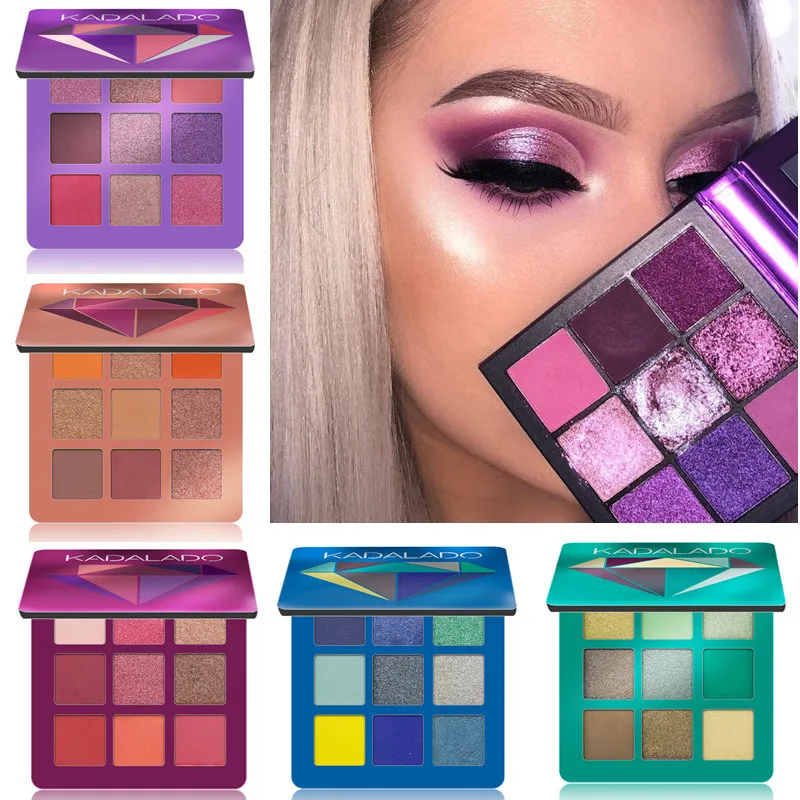 2021 Cosmetics Private label vegan makeup cosmetics eyeshadow palette 9 Colors