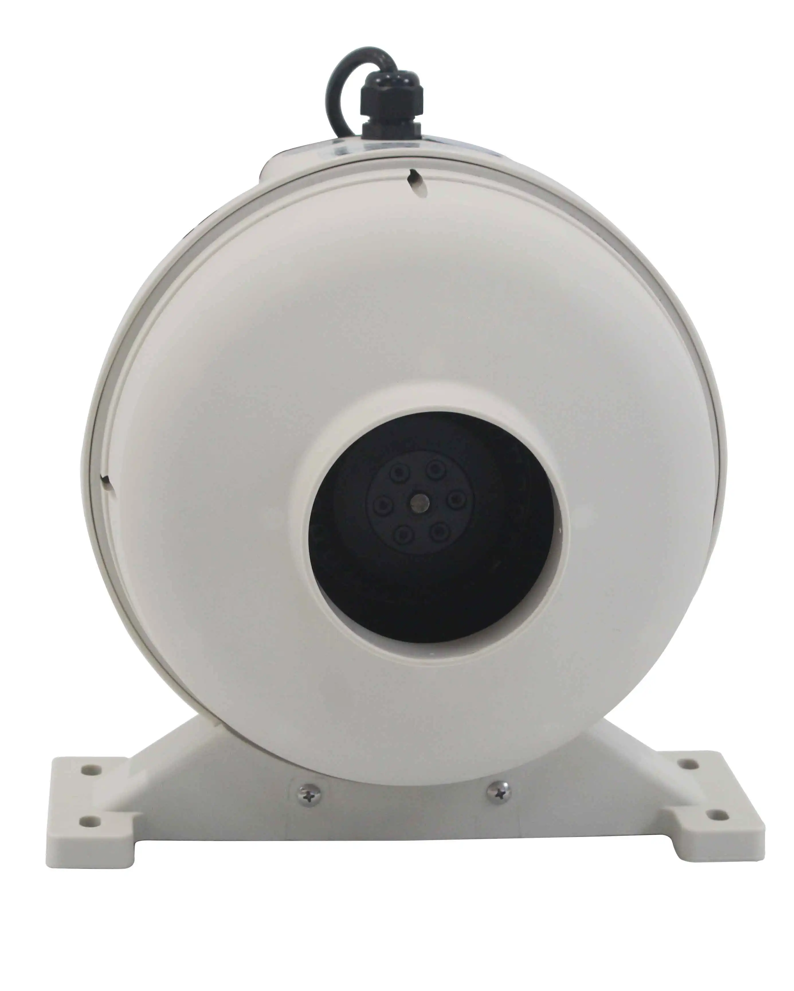 New model 200mm  reversible in line  duct fan with plastic material used in hydroponics