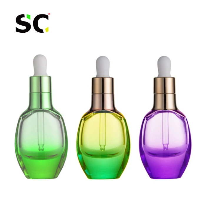 Cosmetic Perfume Bottle Essence 30g 50g Empty Glass Serum 30ml 50ml Lotion Packaging