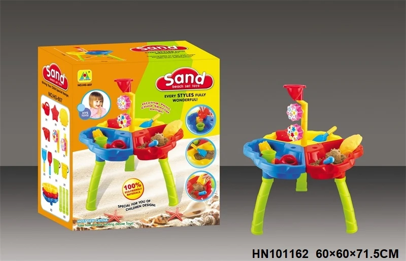 Summer beach toy sand water table funny pirate boat beach toys for outdoor play Plastic sand playing set beach