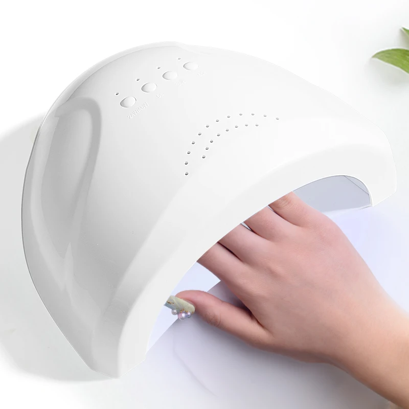 48W LED Nail Lamp Fast Drying Not Black Hand Professional Nail UV Lamp for Woman