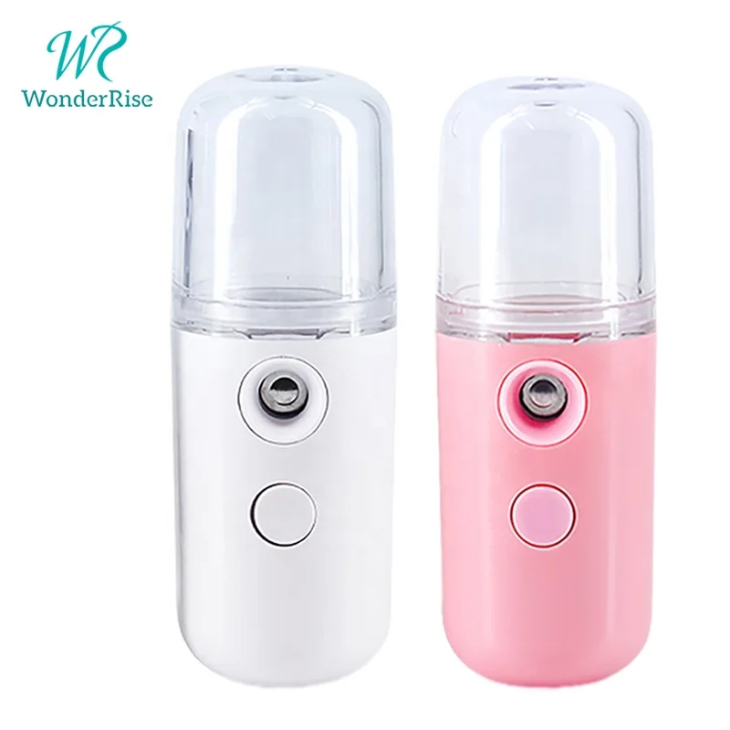 30mL Electric Portable Mini Facial Steamer Nano Facial Mist Spray Handy Fine Water Nano Mister