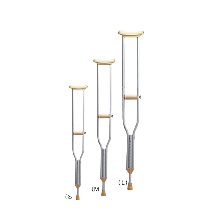 Aluminum Alloy Collapsible Telescopic Axillary Crutches